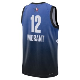 Camiseta Hombre NBA All-Star 2023 Team 1 Ja Morant 12 Nike Azul Swingman